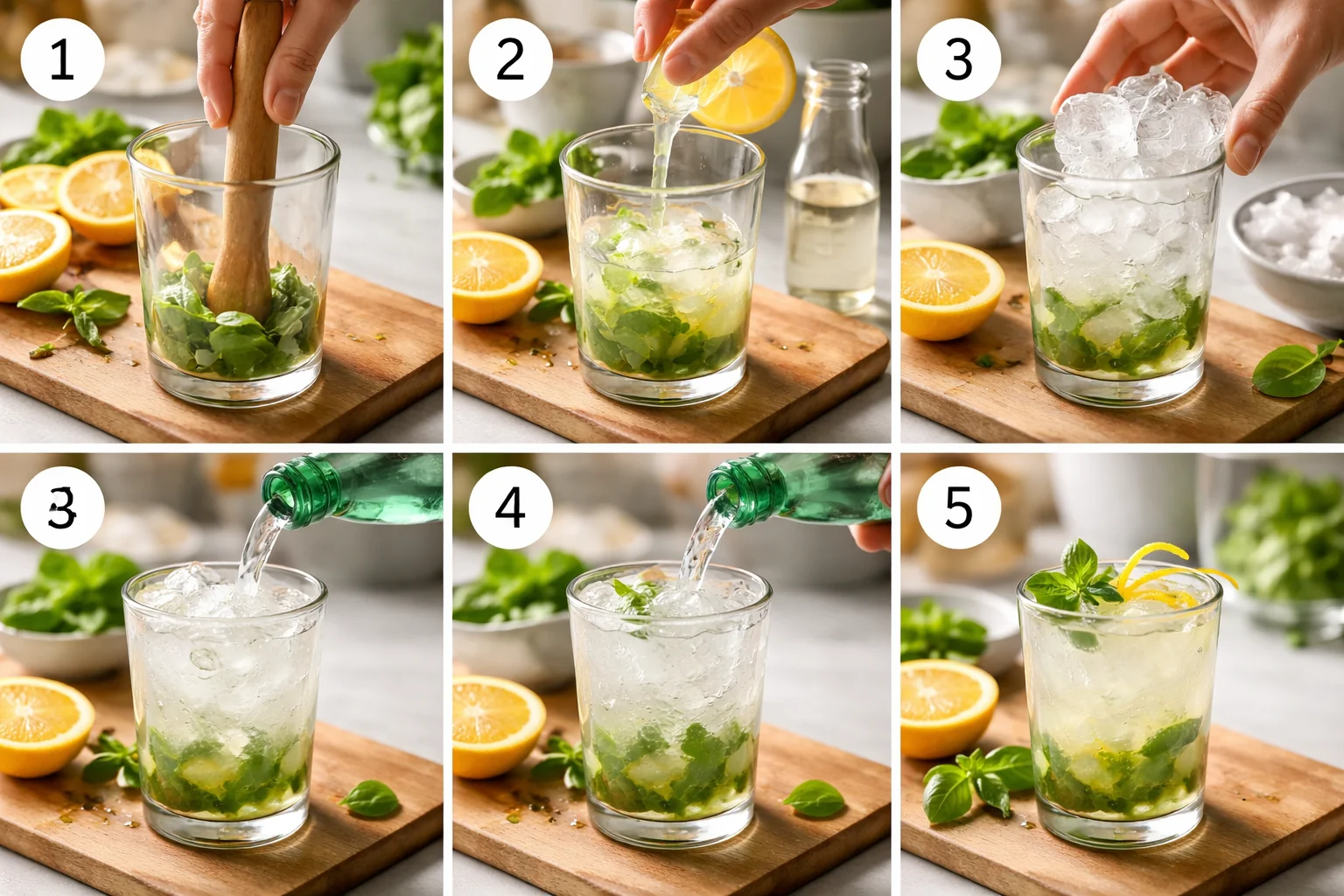 Spritz Sans Alcool Yuzu-Basilic