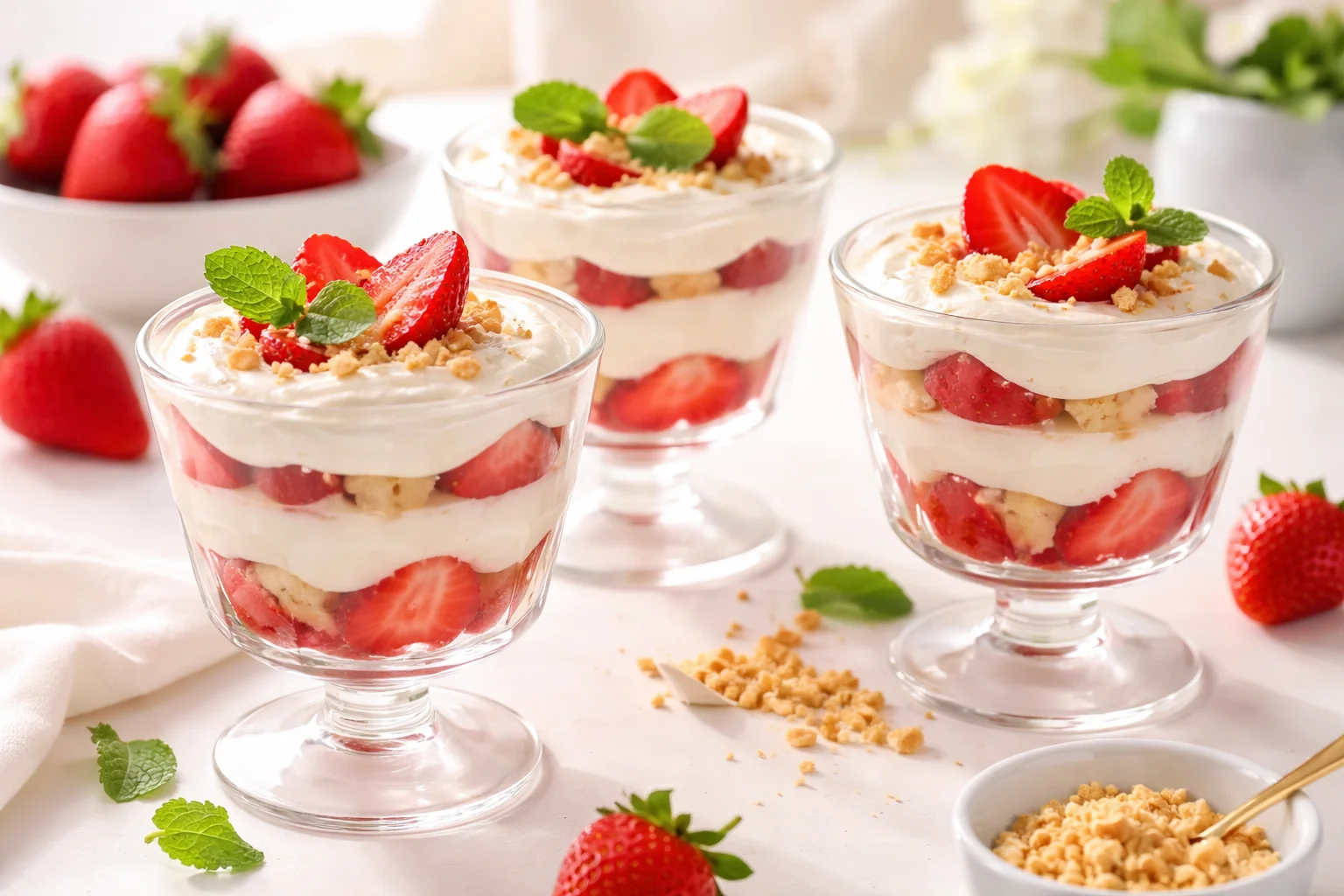 Tiramisu aux fraises : une douceur fruitée à savourer !