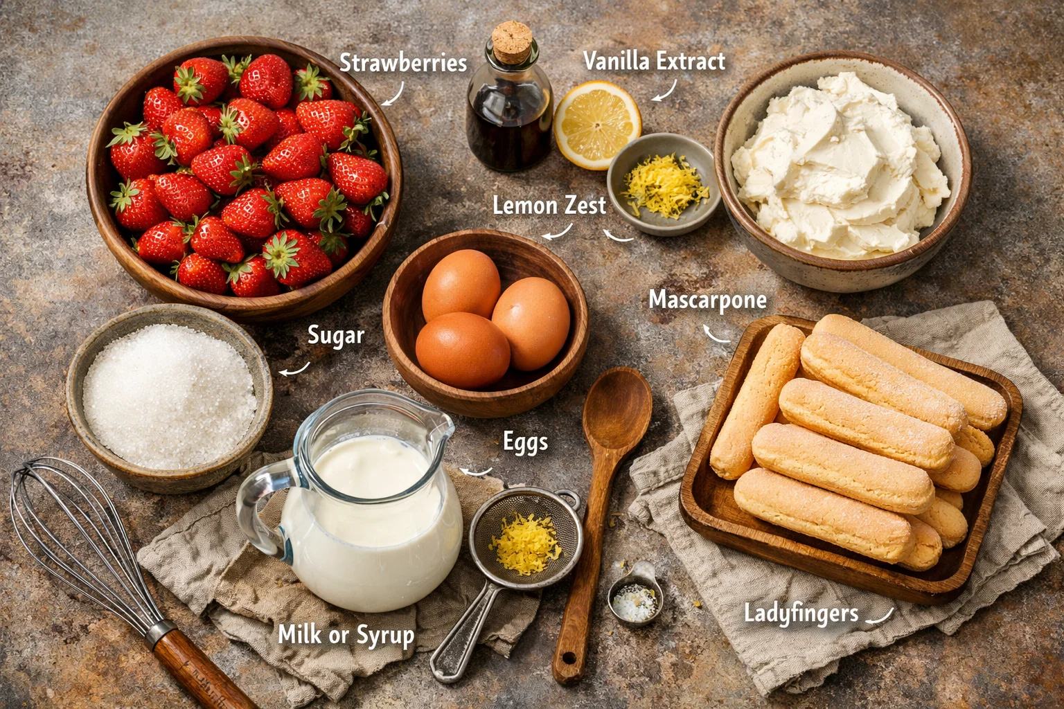 Tiramisu aux fraises : une douceur fruit&eacute;e &agrave; savourer !