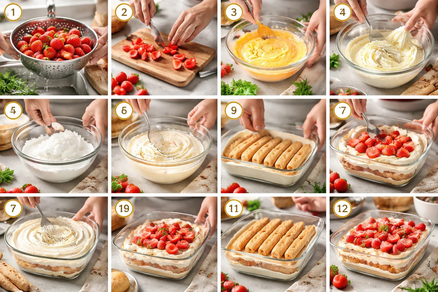 Tiramisu aux fraises : une douceur fruit&eacute;e &agrave; savourer !